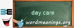 WordMeaning blackboard for day care